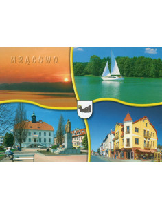 Pocztówka Mrągowo miasto