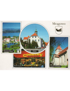 Pocztówka Mrągowo miasto