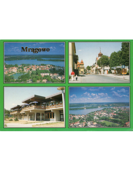 Pocztówka Mrągowo miasto
