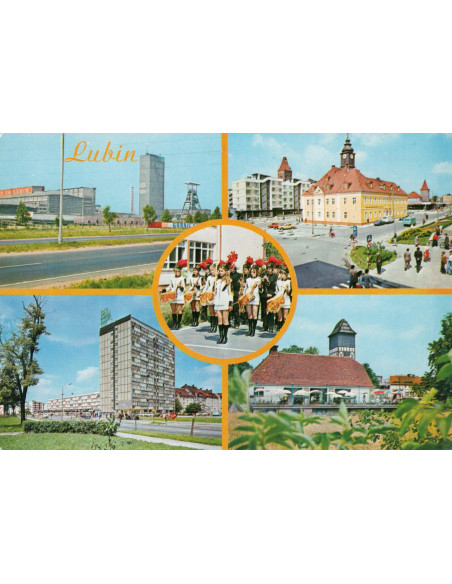 Pocztówka Lubin miasto