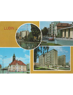 Pocztówka Lubin miasto