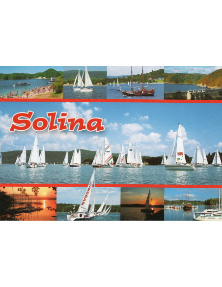 Pocztówka Solina Bieszczady