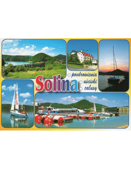 Pocztówka Solina Bieszczady