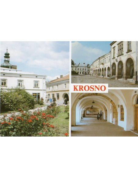 Pocztówka Krosno miasto