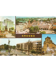 Pocztówka Krosno miasto