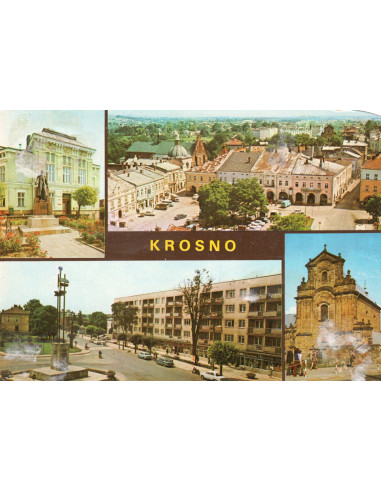 Pocztówka Krosno miasto