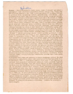 Pocztówka Krosno miasto 2