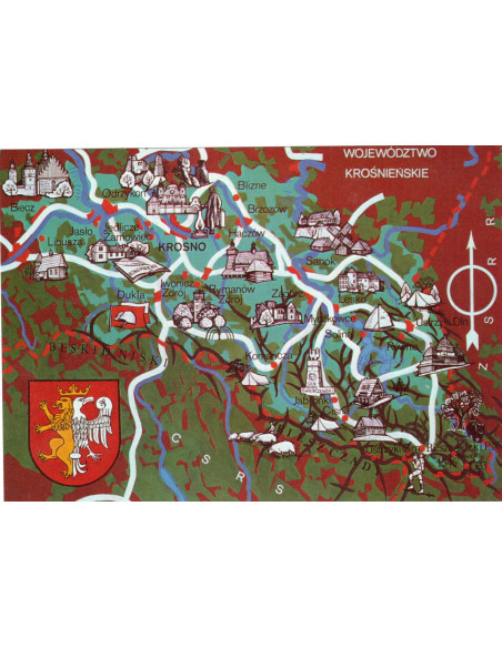 Pocztówka Krosno Województwo Krośnieńskie