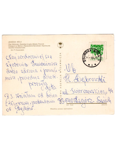 Pocztówka Zduńska Wola