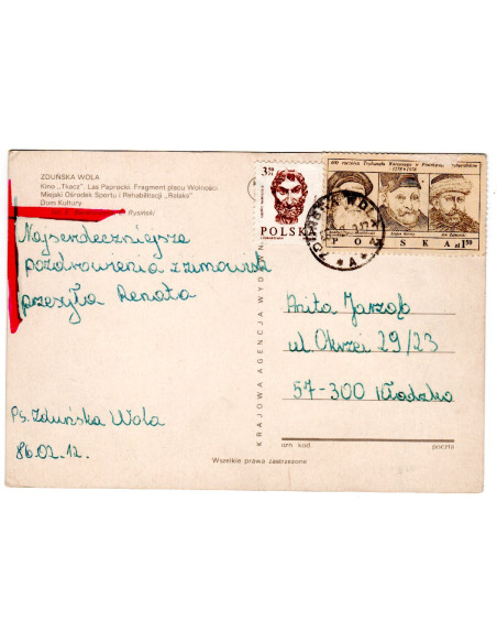 Pocztówka Zduńska Wola