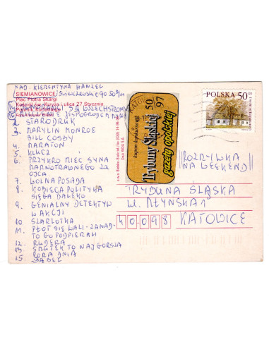 Pocztówka Siemianowice Śląskie
