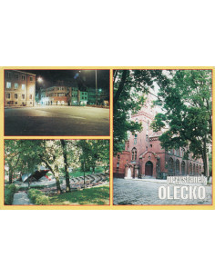 Pocztówka Olecko miasto