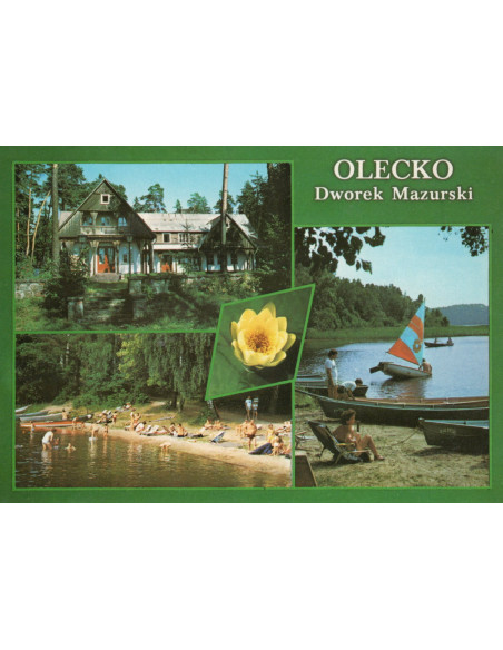 Pocztówka Olecko miasto