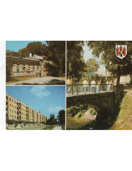 Pocztówka Olecko miasto