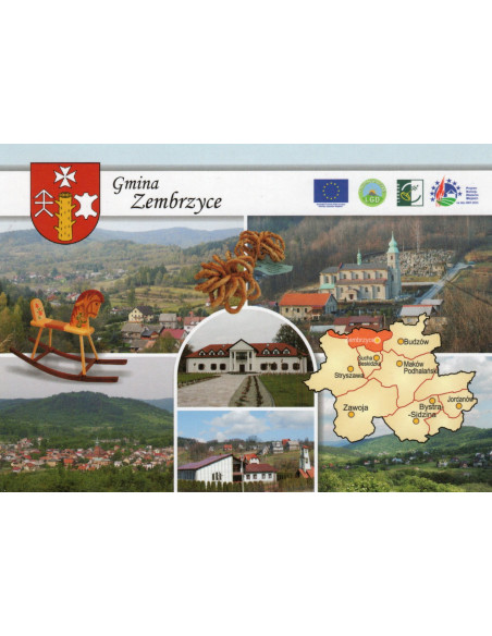 Pocztówka Gmina Zembrzyce