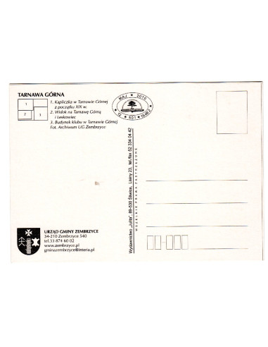Pocztówka Tarnawa Górna Gmina Zembrzyce