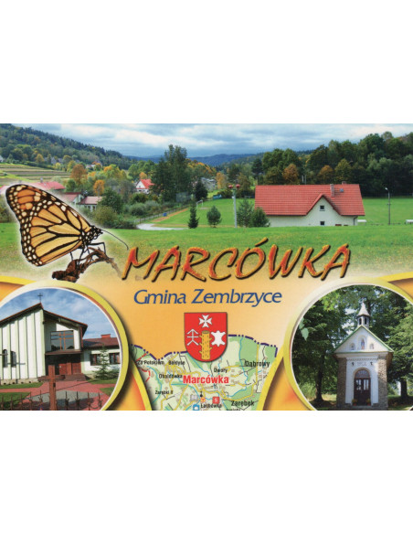 Pocztówka Marcówka Gmina Zembrzyce