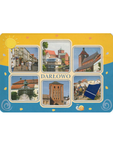 Pocztówka Darłowo miasto