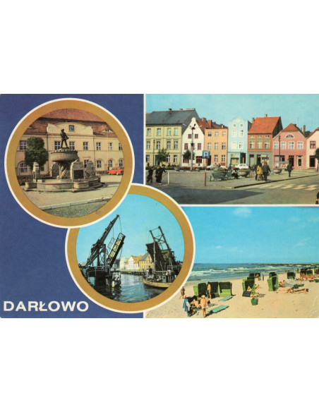 Pocztówka Darłowo miasto