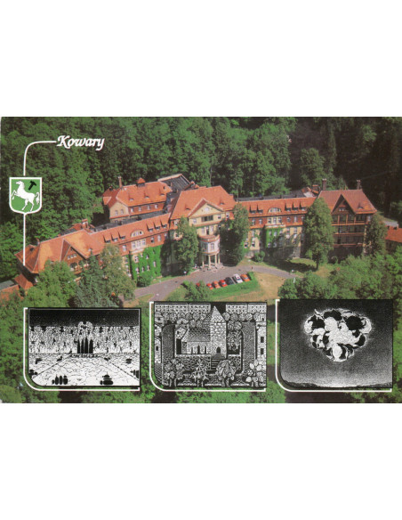 Pocztówka Kowary szpital