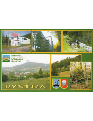 Pocztówka Bystra wieś