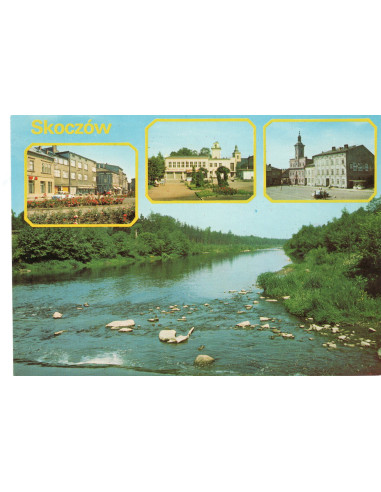 Pocztówka Skoczów miasto