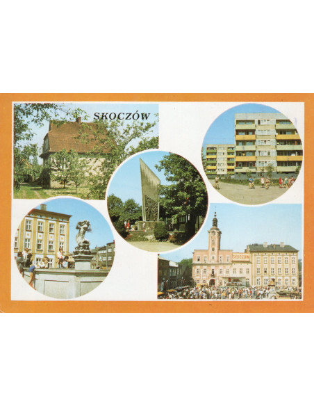 Pocztówka Skoczów miasto