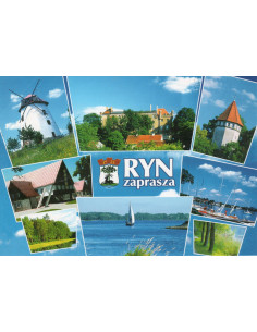 Pocztówka Ryn miasto