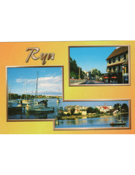 Pocztówka Ryn miasto