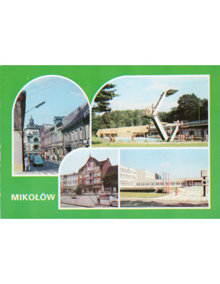 Pocztówka Mikołów miasto