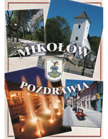 Pocztówka Mikołów miasto