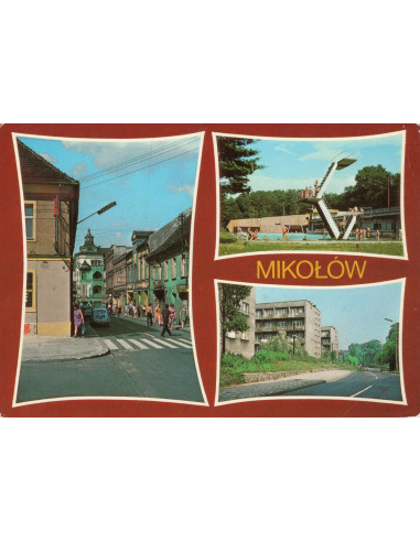 Pocztówka Mikołów miasto