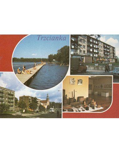 Pocztówka Trzcianka miasto
