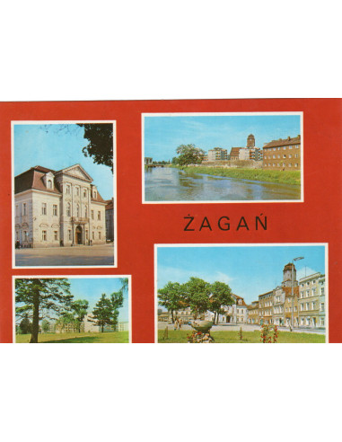 Pocztówka Żagań miasto