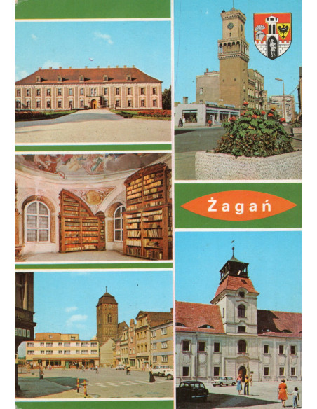 Pocztówka Żagań miasto