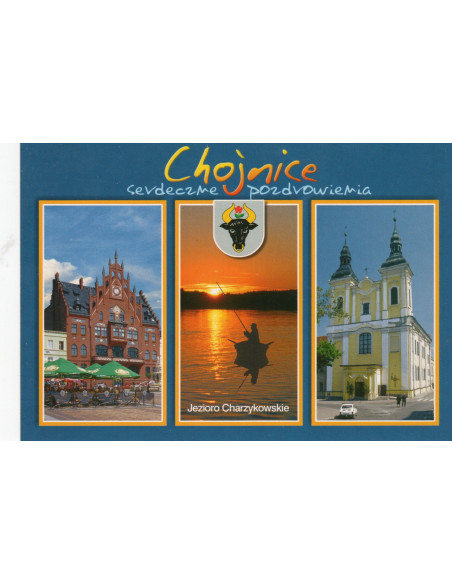 Pocztówka Chojnice miasto