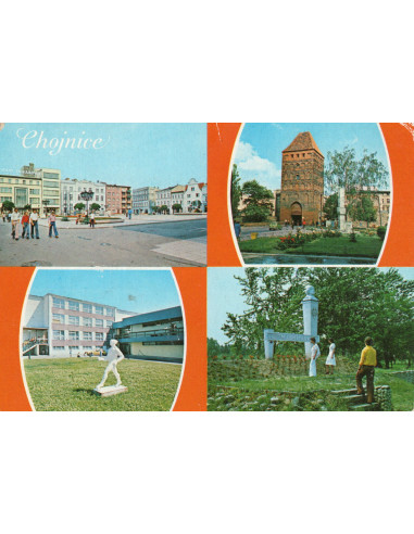 Pocztówka Chojnice miasto