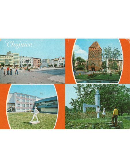 Pocztówka Chojnice miasto