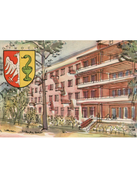 Pocztówka Otwock Sanatorium