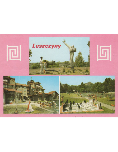 Pocztówka Leszczyny miasto