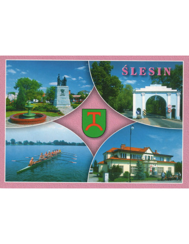 Pocztówka Ślesin miasto