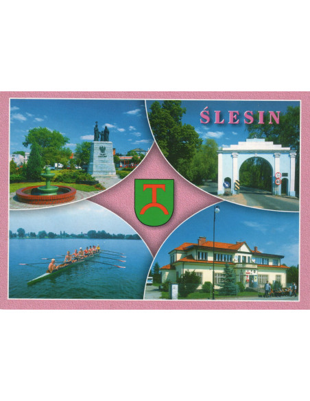 Pocztówka Ślesin miasto