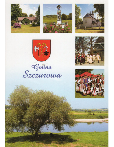 Pocztówka Gmina Szczurowa