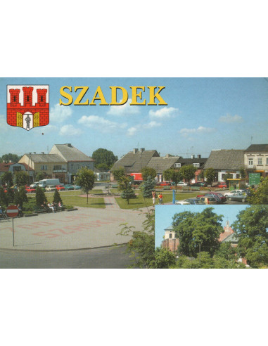 Pocztówka Szadek miasto