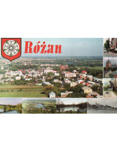 Pocztówka Różan miasto