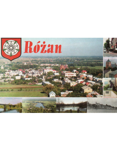 Pocztówka Różan miasto