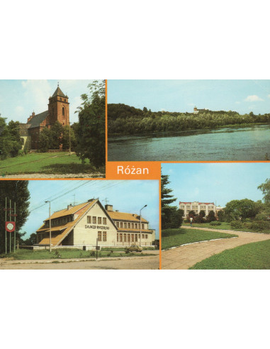 Pocztówka Różan miasto