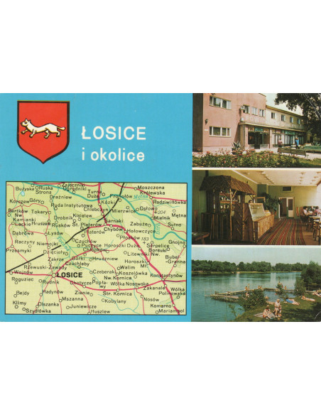 Pocztówka Łosice i okolice