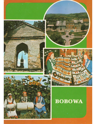 Pocztówka Bobowa wieś