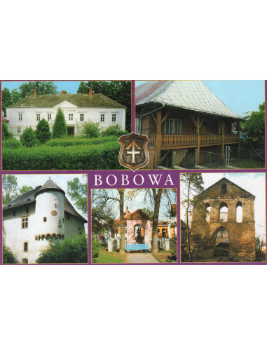 Pocztówka Bobowa wieś